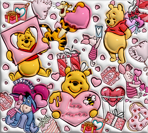 WINNIE THE POOH 1 WITH SMALL ARRANGEMENT DESIGNER\'S CHOICE