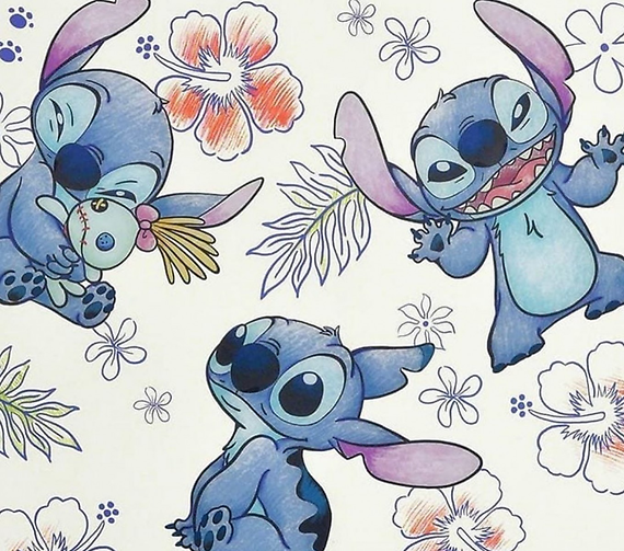 LILO & STITCH 3 WITH SMALL ARRANGEMENT DESIGNER\'S CHOICE